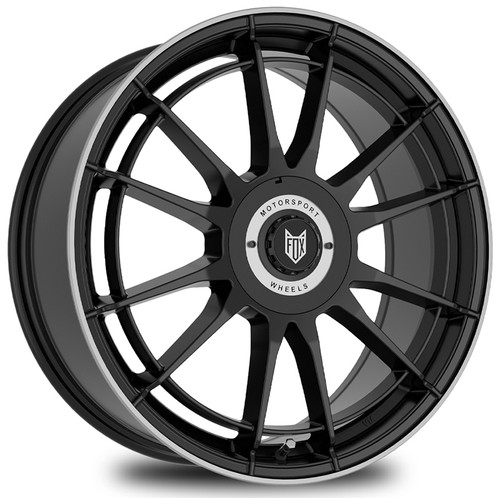Alloy wheels fox vr4 black - alloy, 19"